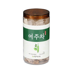 Bitter Mellon tea jar front panel on white backgound