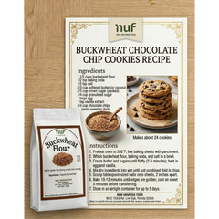 AVAILABLE FOR PRE-ORDER Organic Buckwheat Flour 1.5 lbs (Gluten-Free) | High Fiber Ancient Grain Flour