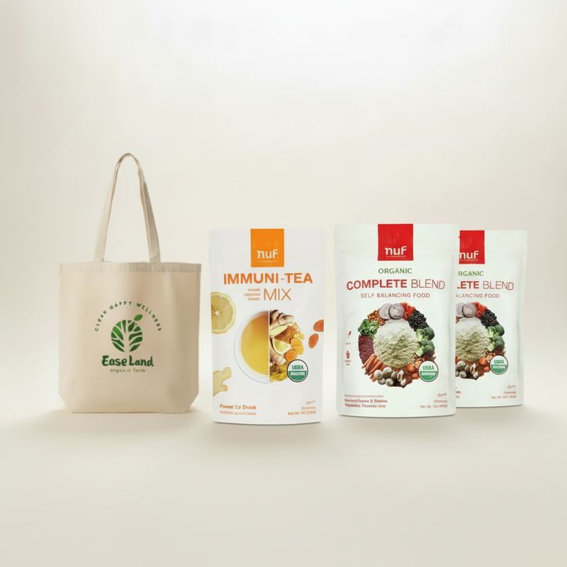 Self Balancing Food Complete and Immuni-Tea Set w/eGuide & Tote Bag