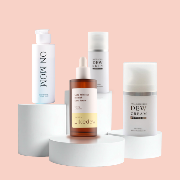 Dew Clarity Kit: Moisture Repair – 4-Step Skincare Set | SKU: DEW