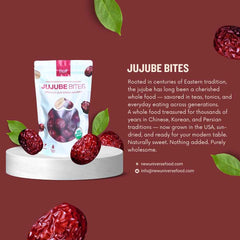Jujube Bites | Organic Sun-Dried Jujube | USA Grown