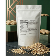 Organic Dried Ginger Root 1lb - Cut and Sifted