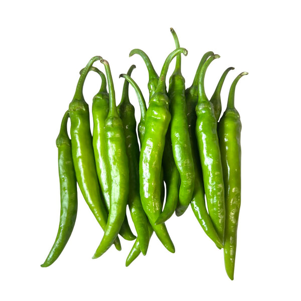 Organic Korean Green Chilli Peppers or Cheong-gochu 14 oz