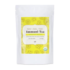 NUF Immuni-Tea Mix package with lemon design on a white background