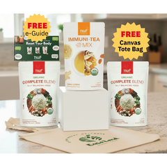 Self Balancing Food Complete and Immuni-Tea Set w/eGuide & Tote Bag