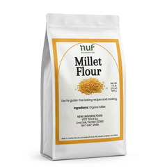 AVAILABLE FOR PRE-ORDER Organic Millet Flour 1.5 lbs (Gluten-Free) | Light & Easy-to-Digest Baking Flour