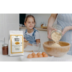 AVAILABLE FOR PRE-ORDER Organic Millet Flour 1.5 lbs (Gluten-Free) | Light & Easy-to-Digest Baking Flour