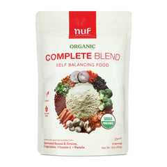 NUF Organic Complete Blend package on a white background