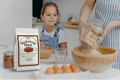 AVAILABLE FOR PRE-ORDER Organic Buckwheat Flour 1.5 lbs (Gluten-Free) | High Fiber Ancient Grain Flour