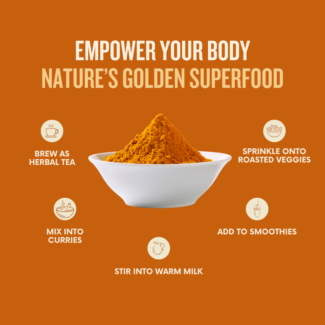 Organic Turmeric Powder by New Universe Food SKU:TUR-PDR
